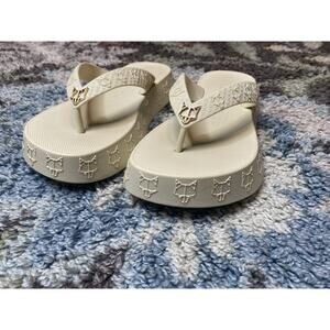 Nakedwolfe Womens Shoes EU Size 38-39 Holiday Platform Chunky Flip Flop Sandals